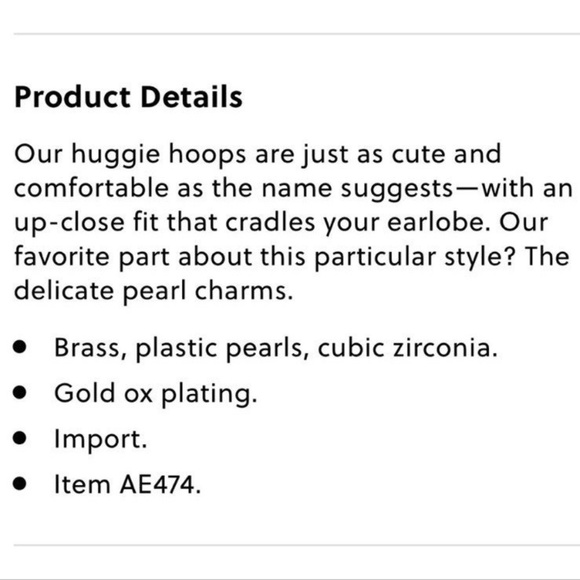 J. Crew Soft Fuchsia/Pink Pearl Charm Huggie Hoops - Picture 2 of 7